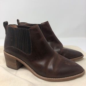 Madewell Bonham Boot Size 7 Cherry Wood
